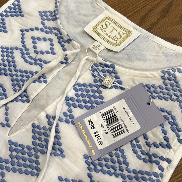 Saul to Sable Sleeveless Ruffle Hem Dress - XS - Picture 2 of 3